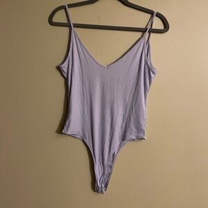 Sleeveless Purple Knit Bodysuit by Collusion for ASOS